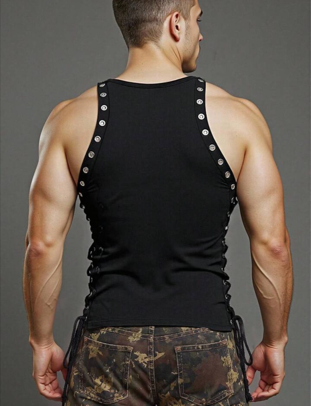 Rebel Corset Side Tank Top